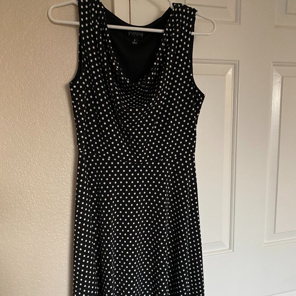 Enfocus Studio Black/White Dress Size 6